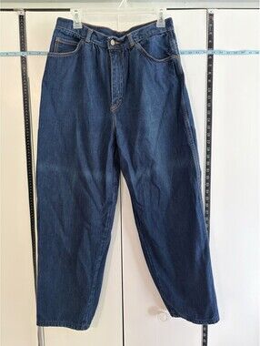 NWOT NOS Vintage 80s Baggy P.S. Gitano Jeans Regular Dark Wash Made in Brazil